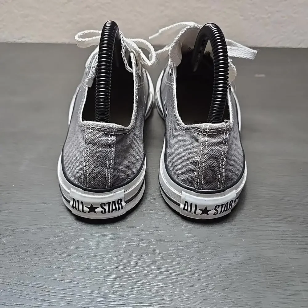 Converse All Star Chuck Taylor Shoes M6 W8 Gray Low Top Sneakers Athletic 1J794 - Picture 6 of 9